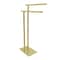 Kingston Brass SCC6037 Freestanding Double Towel Rack, Brushed Brass SCC6037 - alternate 1